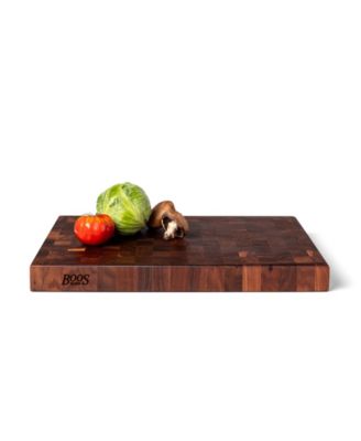 CCB Series Rectangular Wooden Walnut Cutting Board, 24" x 18"
