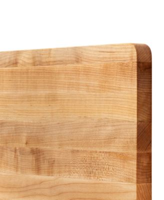 Chop-N-Slice Series Rectangular Wooden Maple Cutting Board, 20" x 15"