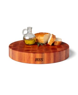 CCB Series 18" Round Wooden Cherry Cutting Board