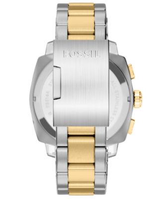 Men's Machine Chronograph Two-Tone Stainless Steel Watch, 44mm