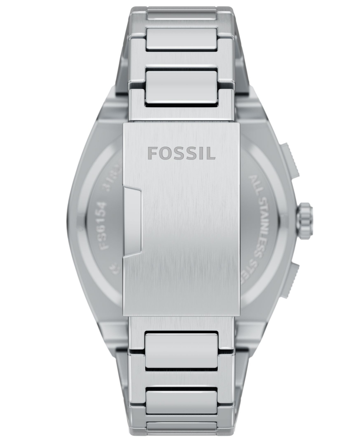 Fossil Men's Everett Chronograph Stainless Steel Watch, 44mm