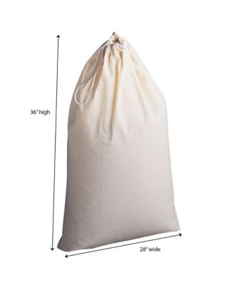 Cotton Laundry Bag, Large, Natural