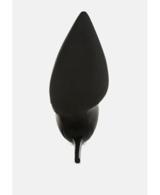 Womens Kalina Rhinestones Chain Detail Boots