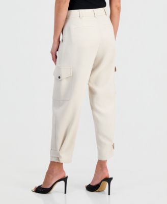 Petite High-Rise Cargo Pants