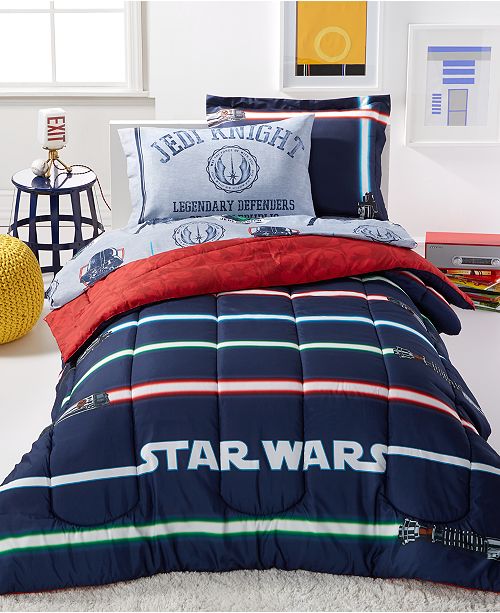 Star Wars Light Saber Full 7 Piece Comforter Set Reviews Bed In
