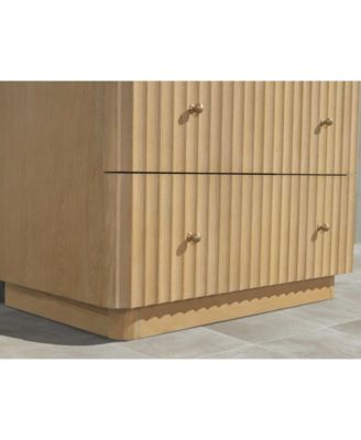 La Jolla 36", Freestanding, Oak Finish