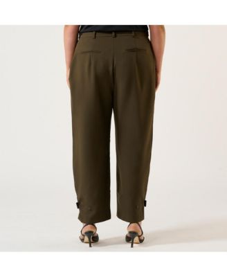 Plus Size Namib High Rise Straight Pant