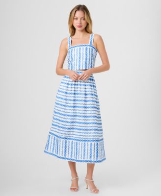 Women's Structured Taffeta Midi Skirt