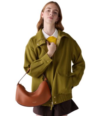 Loop Medium Pebbled Leather Shoulder Bag