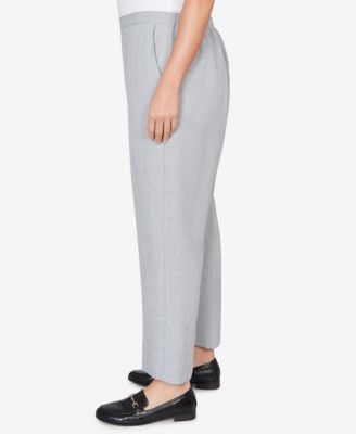Plus Size Al Fresco Tailored Flat Front  Short Length Pants