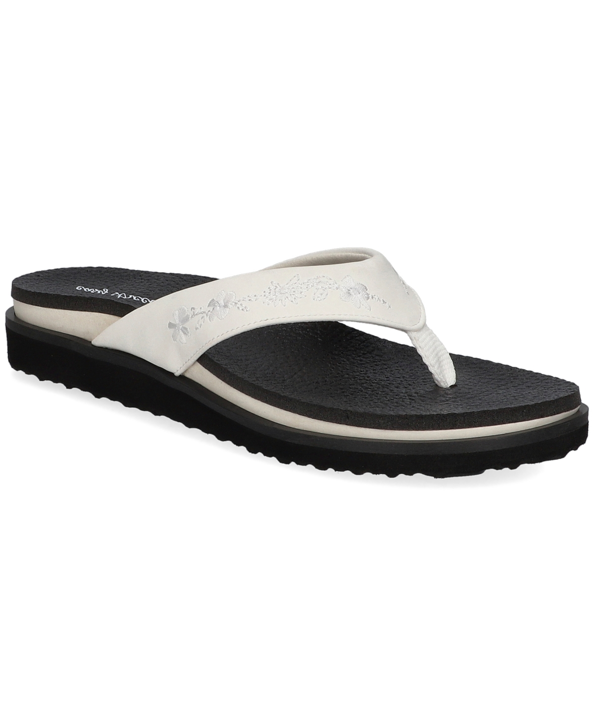 Easy Street Women's Wanderlust Thong Sandals - White