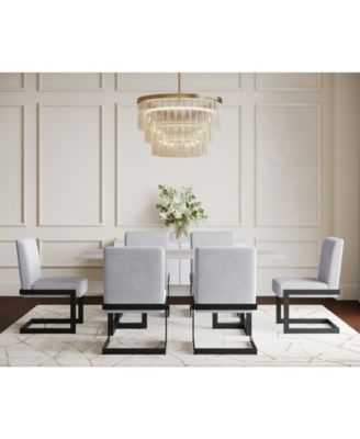  Emila 7-Pc. Dining Set (Rectangular Table & 6 Chairs), Created for Macy's