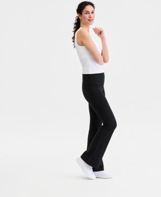 Women's Studio Foldover Waist Flare Leggings