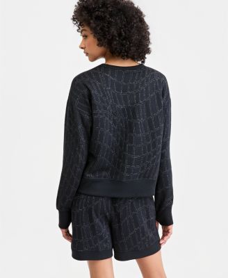 Women's Quilted Reversible Crewneck Sweatshirt