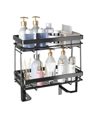 4.7" h Multifunctional Bathroom Storage Cabinet Space Saver No Drilling Installation