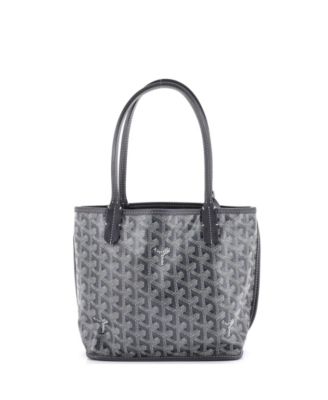 Mini Anjou Reversible Tote Coated Canvas