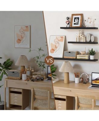 Rustic Floating Shelves for Bathroom, Bedroom, Kitchen