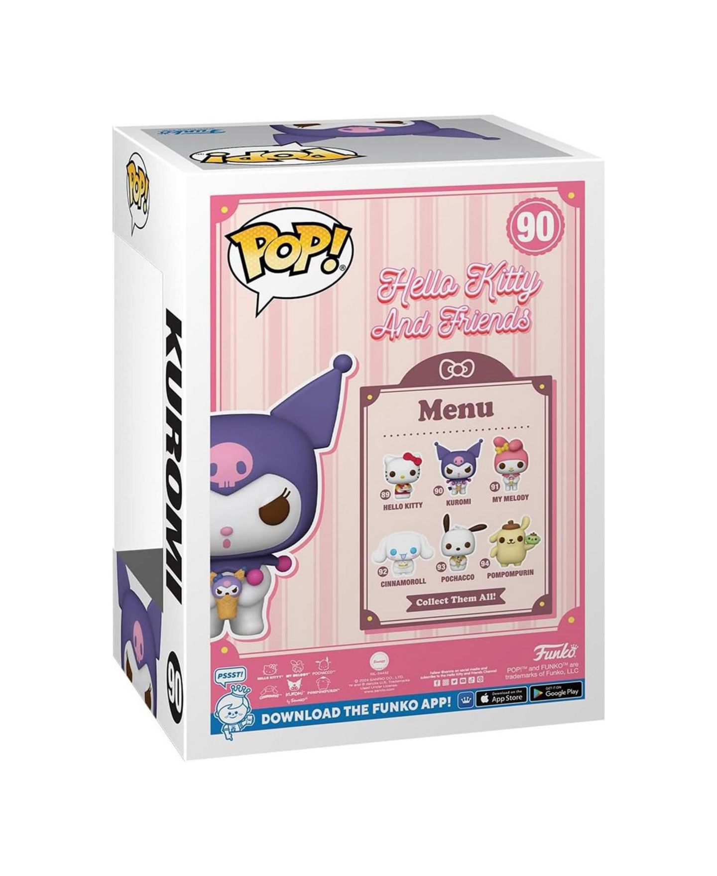 Детская фигурка Funko Sanrio Hello Kitty and Friends POP Unicorn Party Kuromi — фото 4