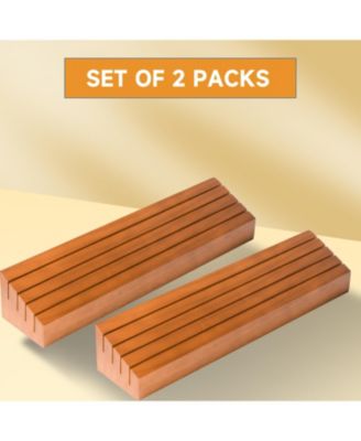 Set of Wooden Playing Card Holders Tray Racks Organizer Set for Kids Seniors Adults