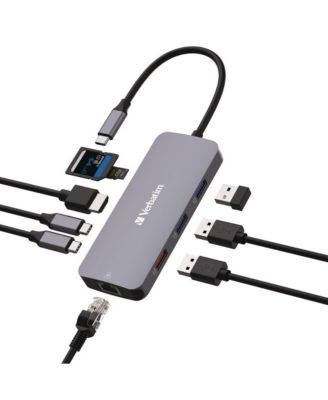 32152 9 Port USB-C Pro Multiport Hub - Gray