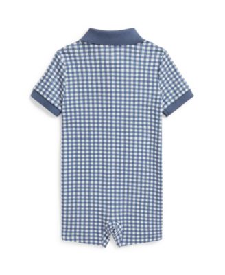 Baby Boys' Gingham Polo Shortall