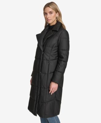 Women's Farren Quilted Faux Leather Puffer