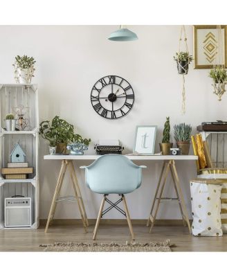  16 Inch Roman Numeral Wall Clock for Living Room, Kitchen, Bedrom Home Decor