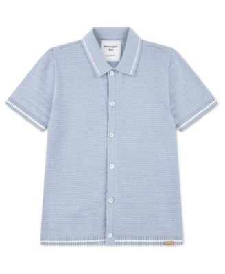 Boys' Button Through Collared Sweater