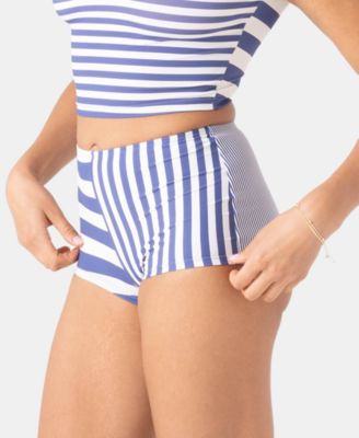 Juniors' Stripe Out Boy Shorts