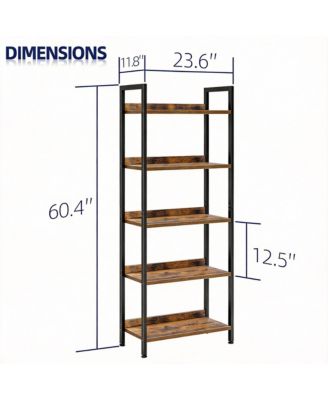 Multifunctional Bookshelf - Modern Design, Waterproof Panels, Easy Assembly