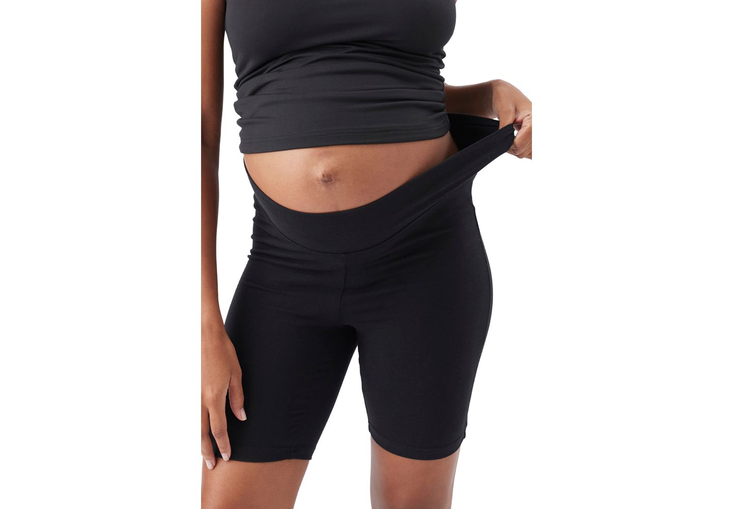 Женские шорты Ripe Maternity Maternity Ripe Organic Cotton Bike Shorts, цвет: Чёрный — фото 2