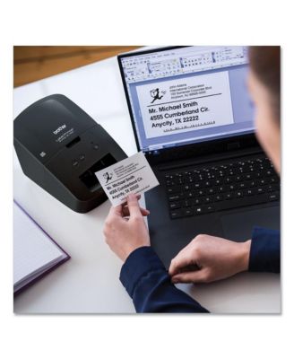 QL-600 5.1 in. x 8.8 in. x 6.1 in. 44 Labels/Min Print Speed Economic Desktop Label Printer