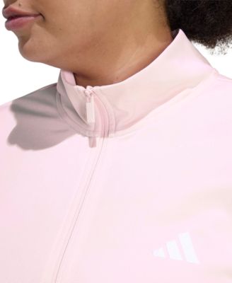 Plus Size Essentials Tricot Three Stripes Track Jacket