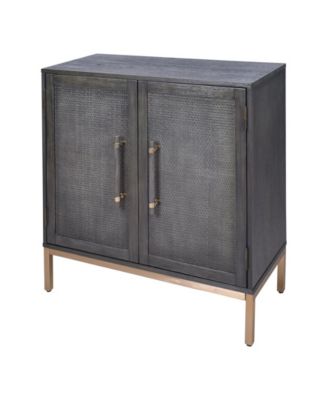 34" Wood Sophia 2-Door Accent Cabinet