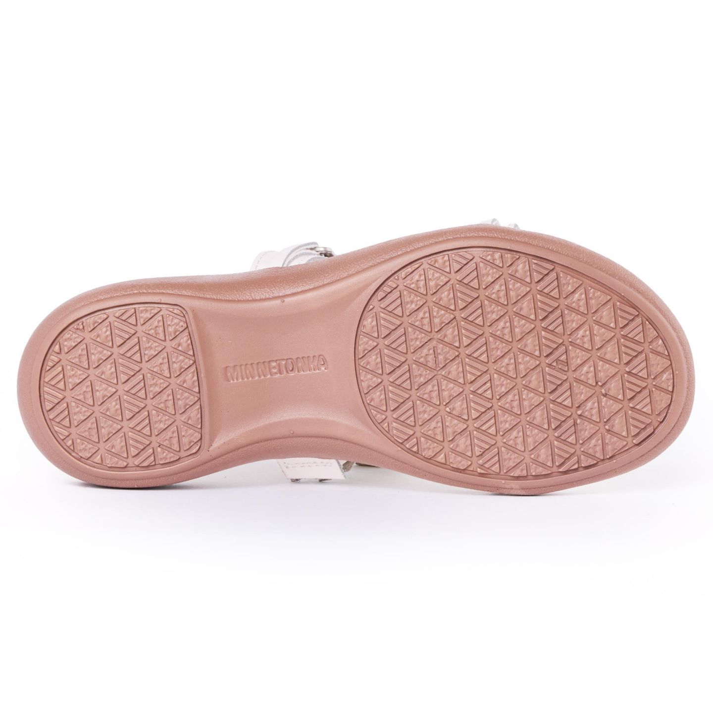 Женские сандалии Minnetonka Brenn Embellished Slide, цвет: Белый — фото 2