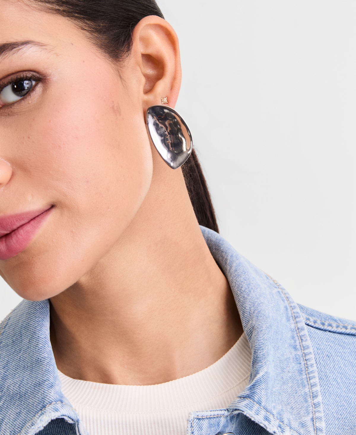 I.n.c. International Concepts Sculptural Tear-Shape Drop Earrings, Macy's Exclusive