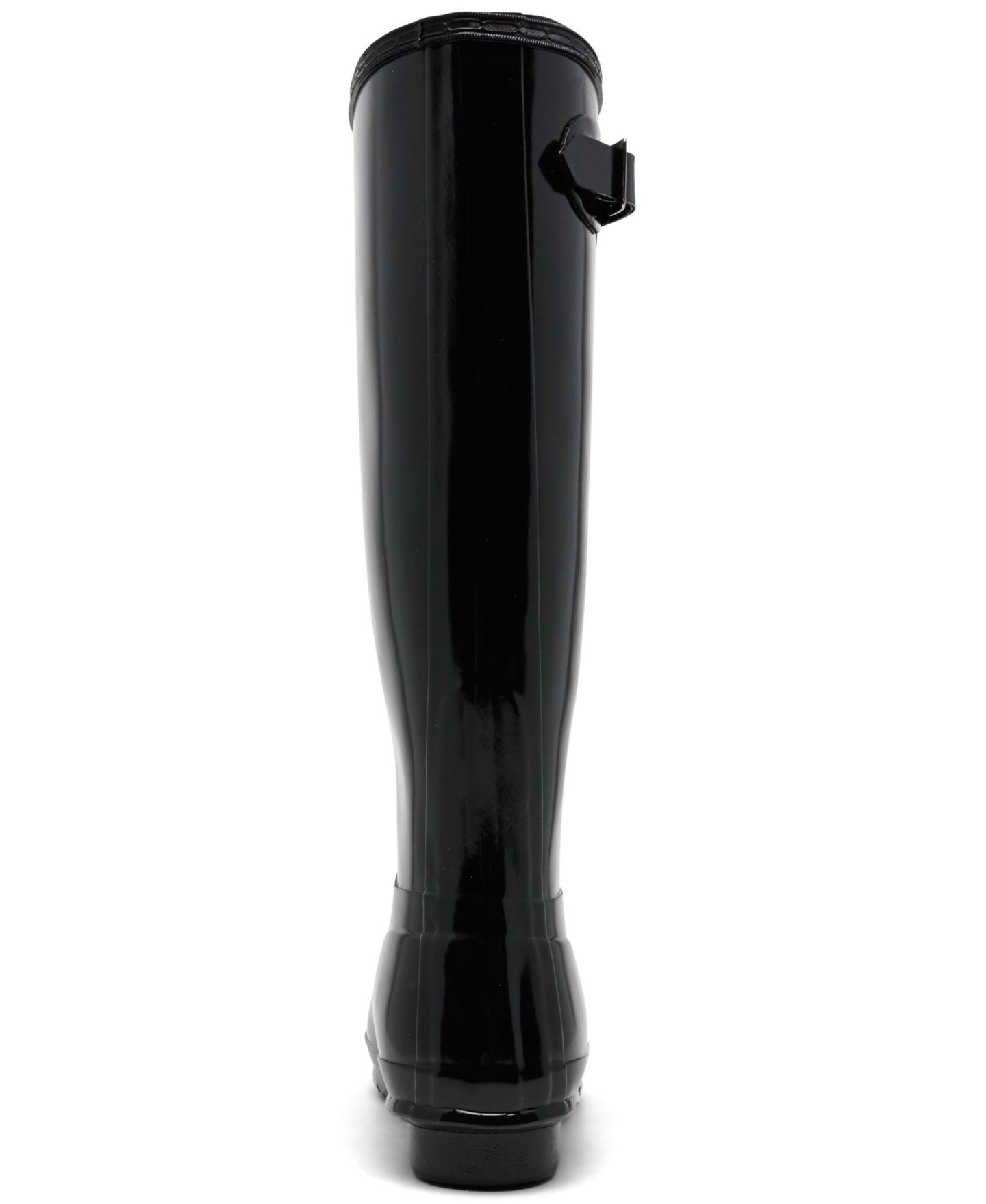 Женские ботинки Hunter Original Tall Waterproof Rain Boots, цвет: Чёрный — фото 4