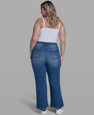 Plus Size Multi Coin Pocket Denim Jeans