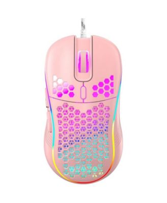 Honeycomb Wired Gaming Mouse - 7200 Adjustable DPI, Ergonomic Lightweight Honeycomb Design for PC/Mac Gamers | Perfect for Competitive Gaming