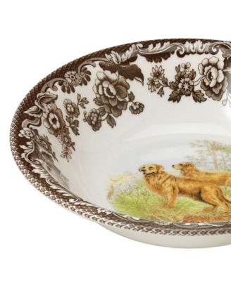 Woodland Golden Retriever Cereal Bowl