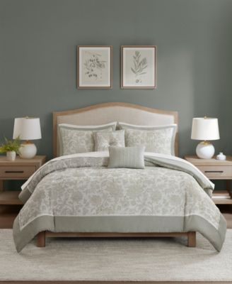 Fiona Floral 9-Pc. Comforter Set, King