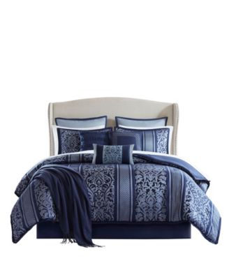 Bella Floral 14-Pc. Comforter Set, Queen