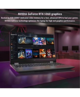 LOQ 15.6" Gaming Traditional Laptop AMD Ryzen 7 250 16GB RAM NVIDIA GeForce RTX 5060 512GB SSD Storage Windows 11 Home FHD 144Hz - Grey