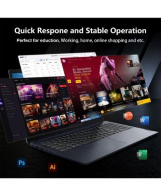 IdeaPad 1 15.6" Laptop, Intel i5-1335U, 8GB RAM, 256GB SSD, UHD Graphics, Windows 11 Home, FHD Display.