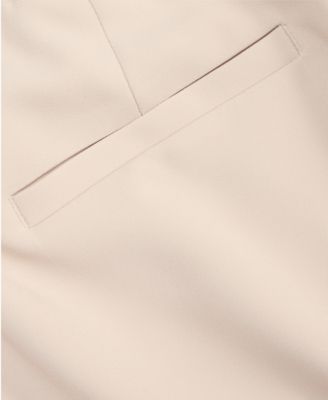 Plus Size High Rise Pull-On Cropped Pants