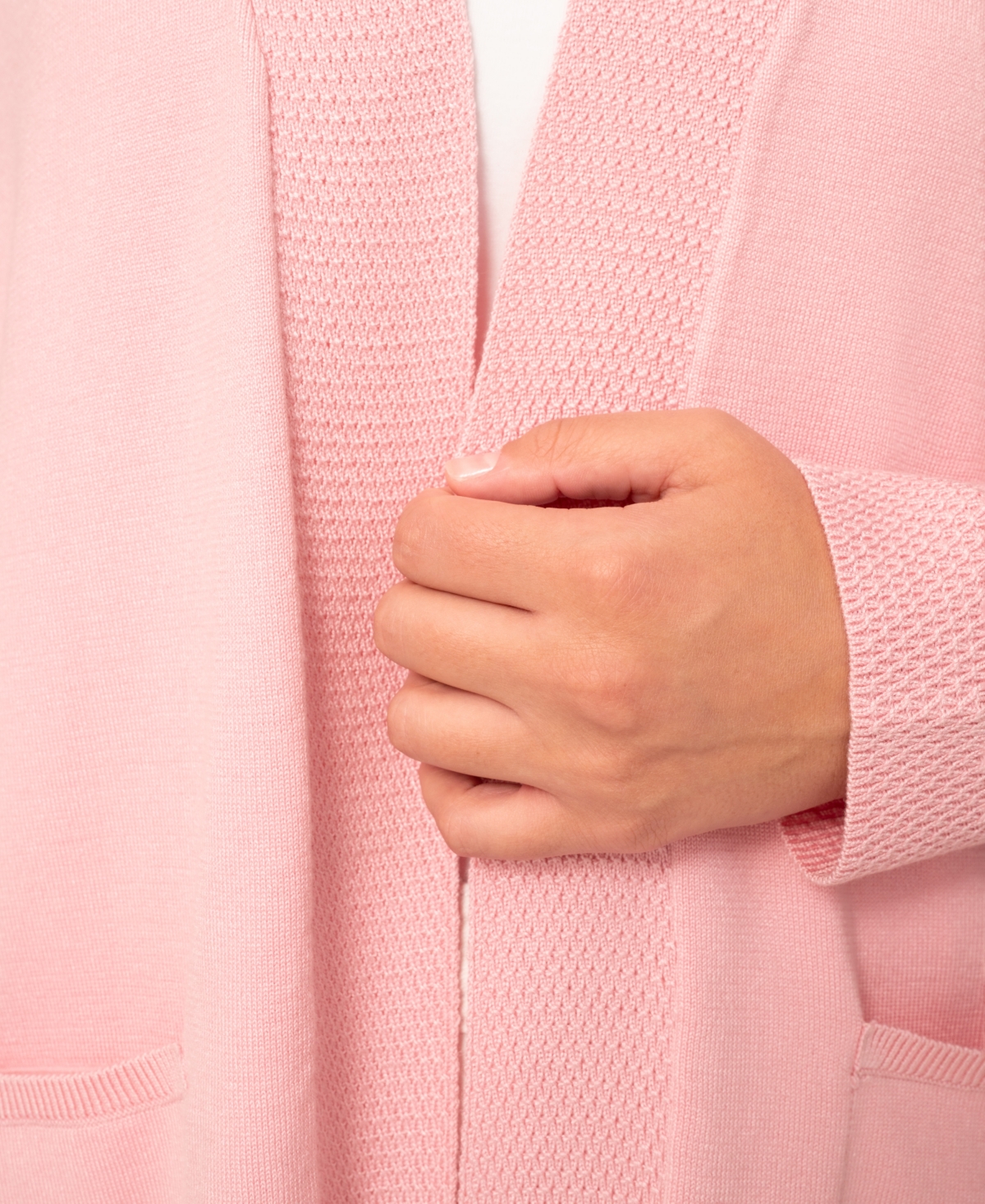 Melissa Paige Plus Open-Front Cardigan Sweater, Exclusively at Macy's