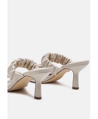 Womens Lady Lynn Gather Around Slip-On Heeled Sandals