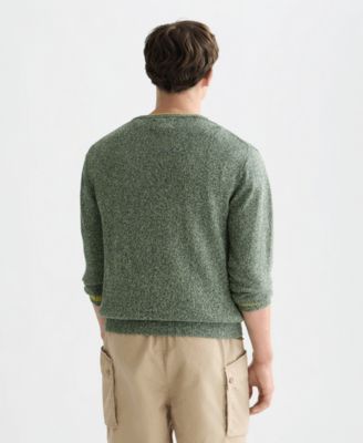 Men's Melange Regular-Fit Pull-On Sweater
