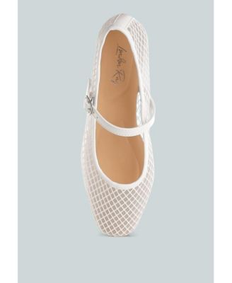 Womens Averona Mesh Mary Jane Flats
