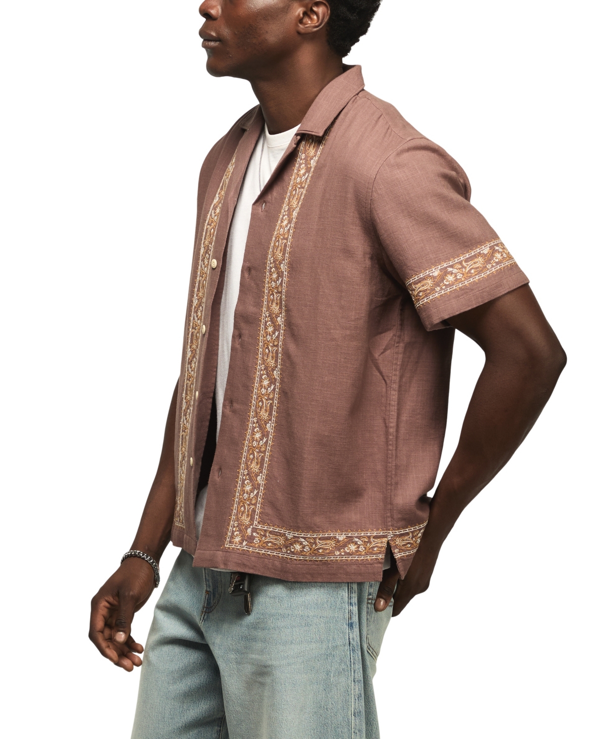 Lucky Brand Men's Short-Sleeve Shirt